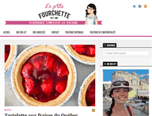 Tablet Screenshot of laptitefourchette.com